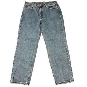 Levis 550 Relaxed Fit Tapered Leg Blue Denim Jeans Mens 38x32 Medium Wash